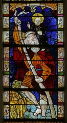 Fenêtre représentant Saint Christophe